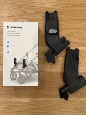 UPPAbaby Black Lower Adapter Set for Strollers